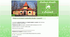 Desktop Screenshot of loutkove-divadlo.cz