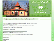 Tablet Screenshot of loutkove-divadlo.cz